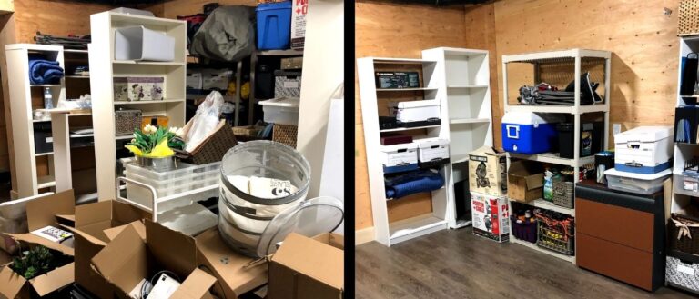 Before and After - Clutter Relief Services - Judy Rickey-