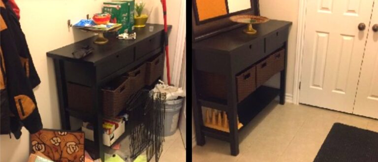 Before and After - Clutter Relief Services - Judy Rickey-